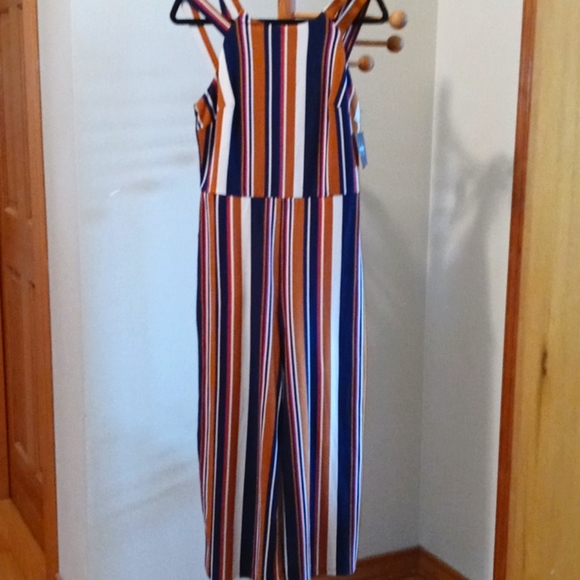 By&By Pants - by&by striped jumpsuit size L